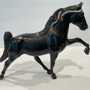 Vintage Breyer Traditional Tennessee Walker Midnight Sun Black Horse Prancing